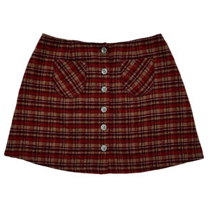 Vintage 90’s American Eagle Plaid Mini Skirt